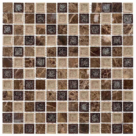 Andova Tiles ANDOVA TILES Exploration Egypt 1" x 1" Natural Stone Mosaic Tile ANDEXPG359